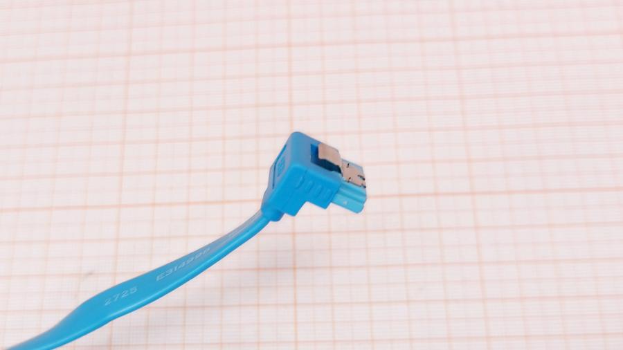 226-093-001 Кабель SATA-III 6Gbs  SATA 0.5M Blue Угловой #2