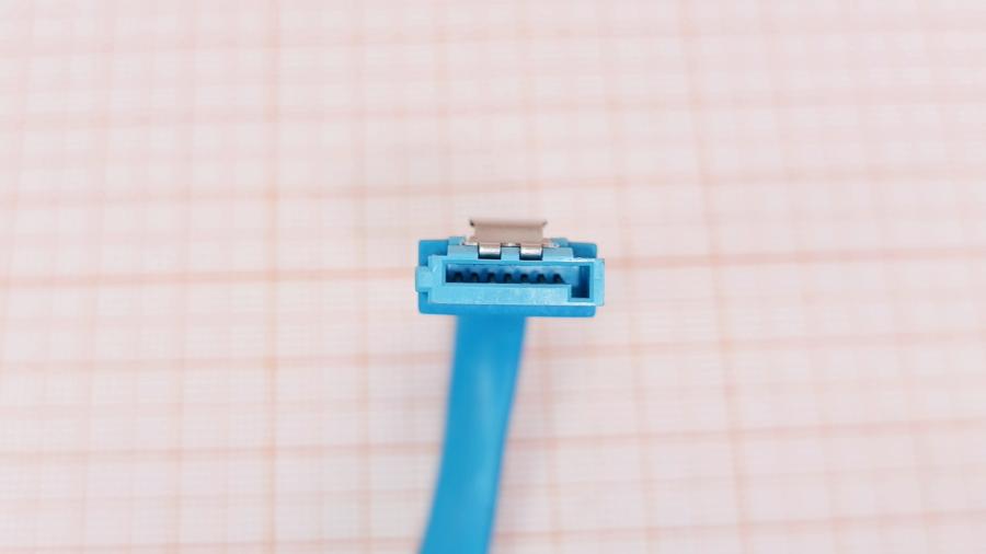 226-093-001 Кабель SATA-III 6Gbs  SATA 0.5M Blue Угловой #5