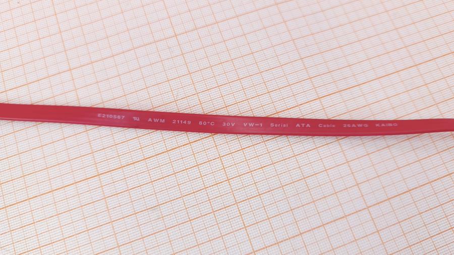 226-094-001 Кабель SATA  SATA 0.5M Red #6