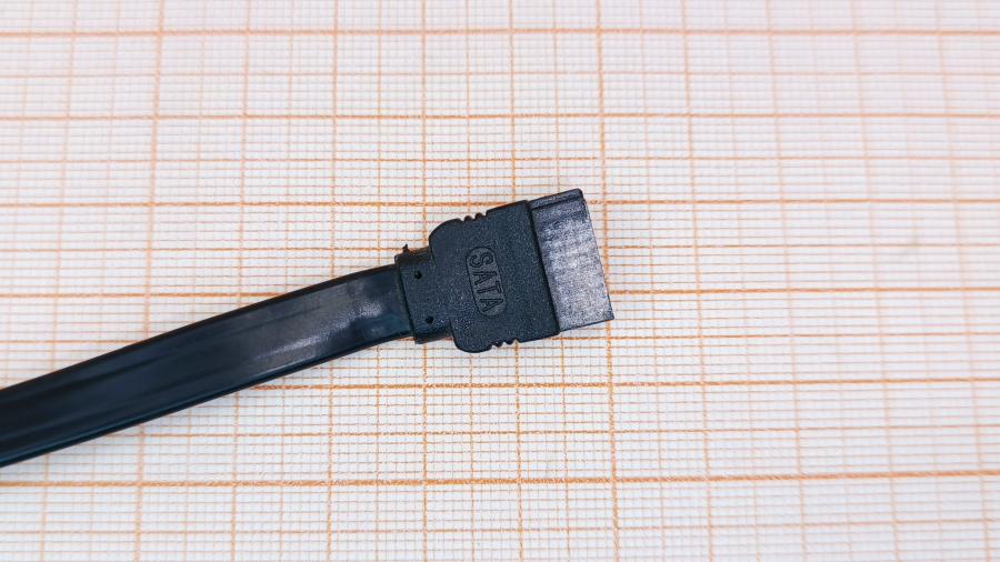 226-097-001 Кабель SATA  SATA 0.4M Black Угловой #4