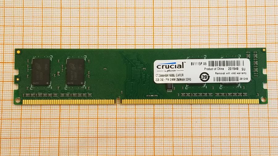 223-235-001 DDR3 1333/1600 DIMM Crucial CT25664BA160BJ.C4FER #1