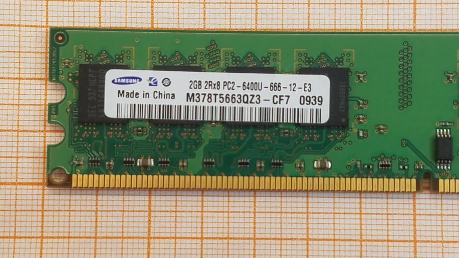 223-242-001 DDR2 DIMM SAMSUNG M378T5663QZ3-CF7 #2
