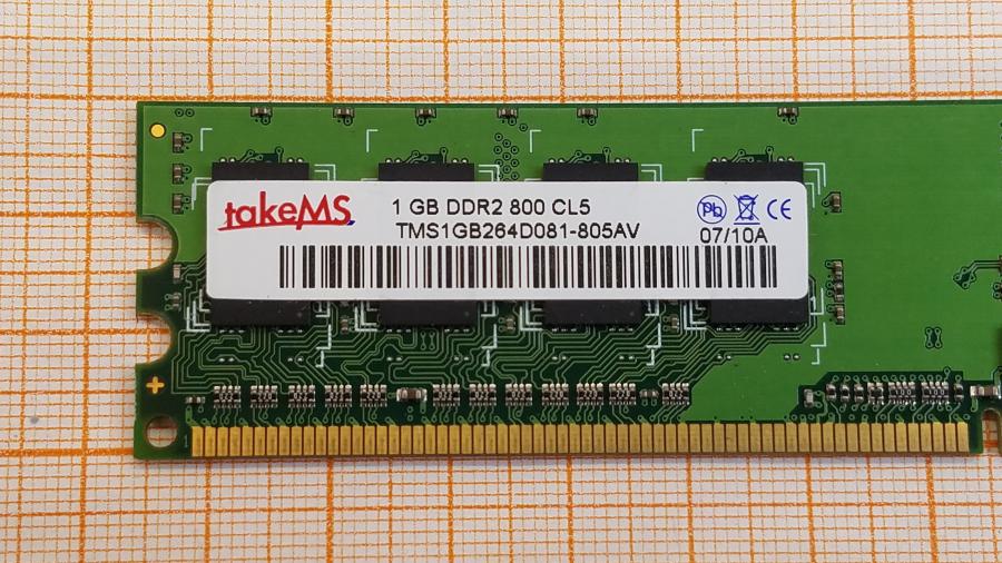 223-246-001 DDR2 DIMM takeMS TMS1GB264D081-805AV #2