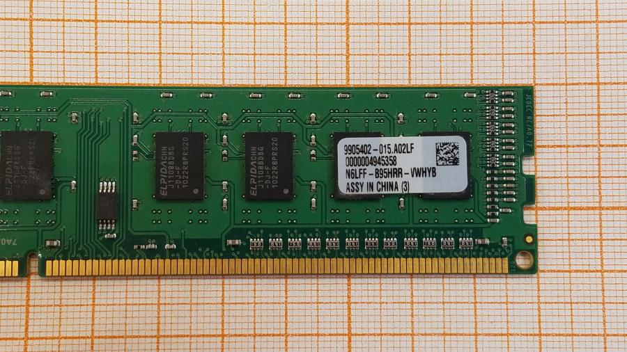 223-239-004 DDR3 1333/1600 DIMM KINGSTON KVR1333D3N9/1G #3