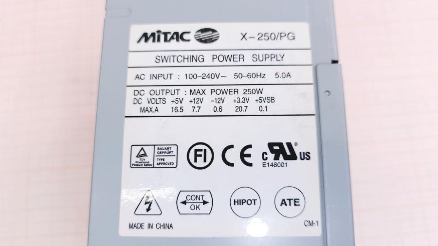 226-113-001 БП ATX v1.X  MITAC X-250/PG #3