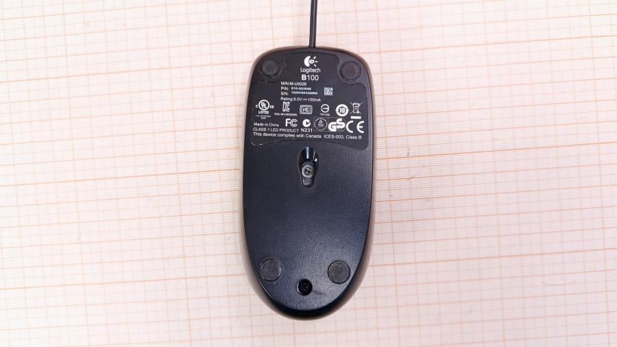 226-065-004 Мышь проводная Logitech B100 #3