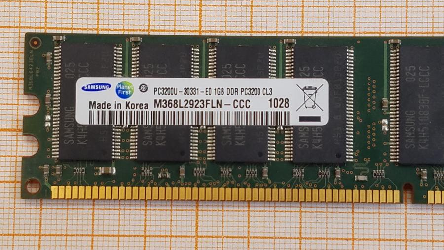 226-148-001 DDR1 DIMM SAMSUNG M368L2923FLN-CCC #2