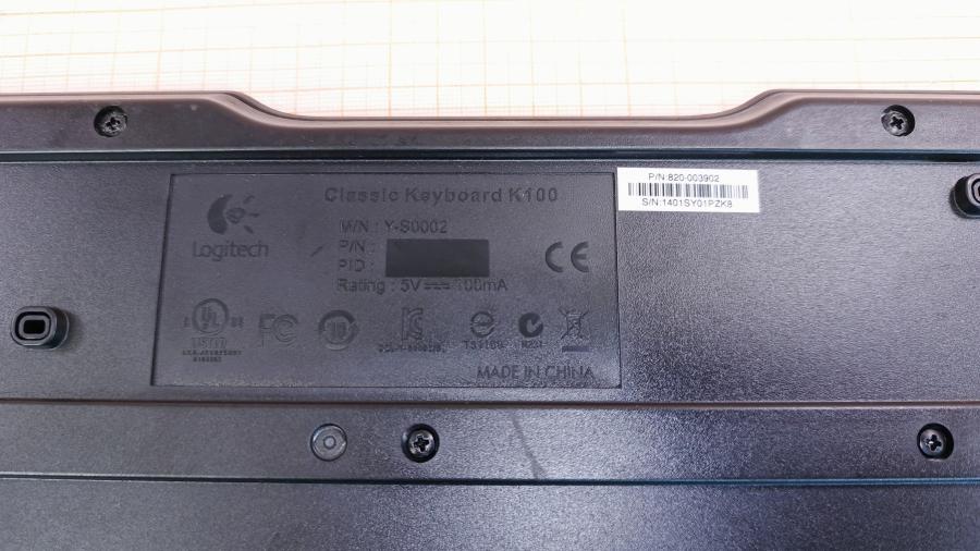 226-150-001 Клавиатура проводная Logitech K100 #5