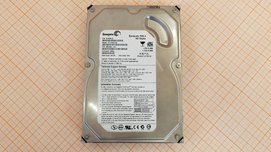 219-284-001 HDD 3.5" IDE SEAGATE ST3160812A #2