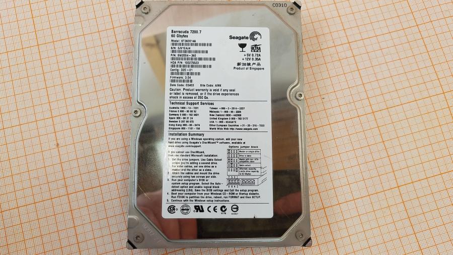 223-251-001 HDD 3.5" IDE SEAGATE ST360014A #2
