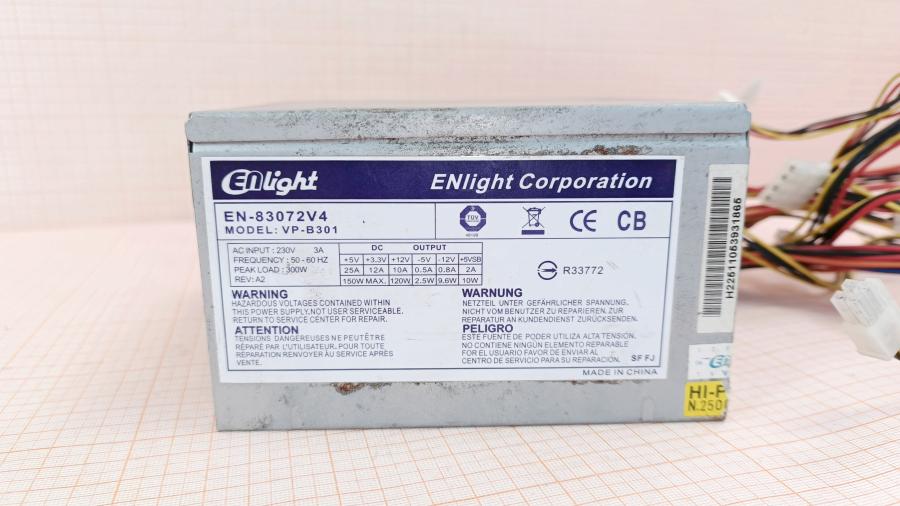 120-106-001 БП ATX v1.X  ENLIGHT EN-83072V4 #2
