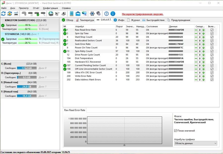 165-1025-001 HDD 3.5" IDE SEAGATE ST3160023A #6