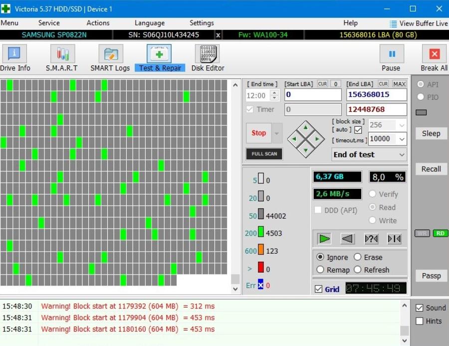 165-1024-002 HDD 3.5" IDE SAMSUNG SP0822N #7