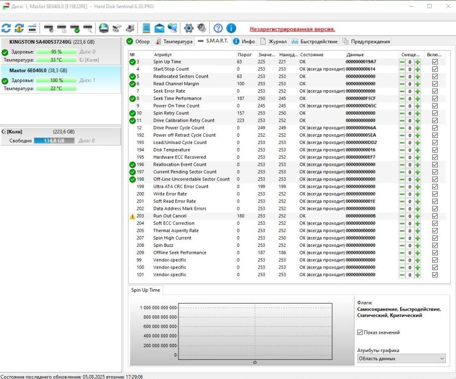 165-1027-001 HDD 3.5" IDE MAXTOR DiamondMax Plus 8 6E040L0 #6