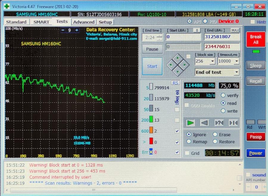 165-1031-002 HDD 2.5" IDE SAMSUNG HM160HC #7