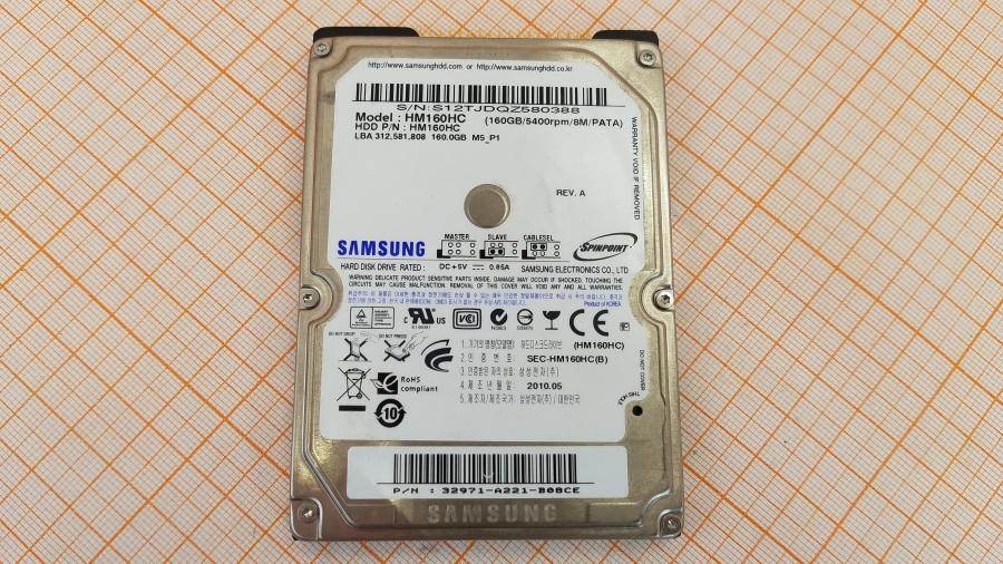 165-1031-003 HDD 2.5" IDE SAMSUNG HM160HC #2