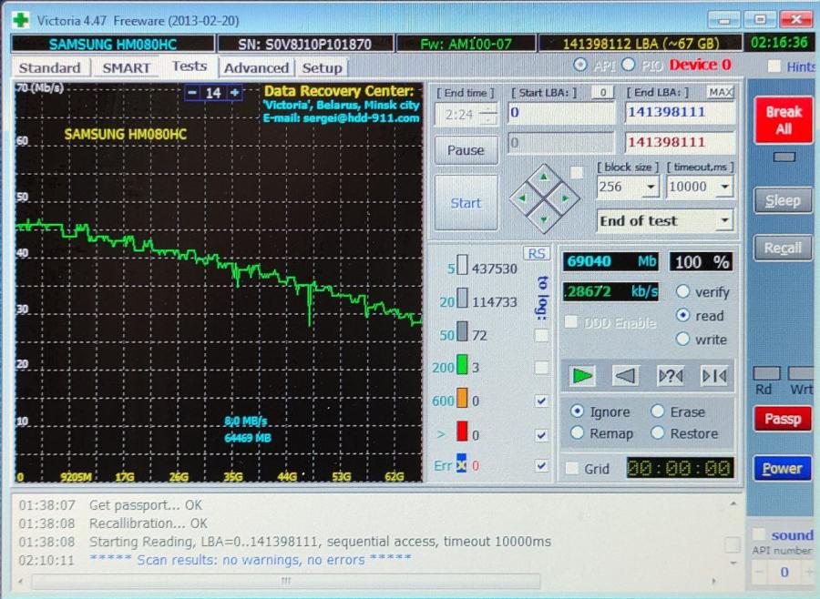 165-1033-001 HDD 2.5" IDE SAMSUNG HM080HC #7