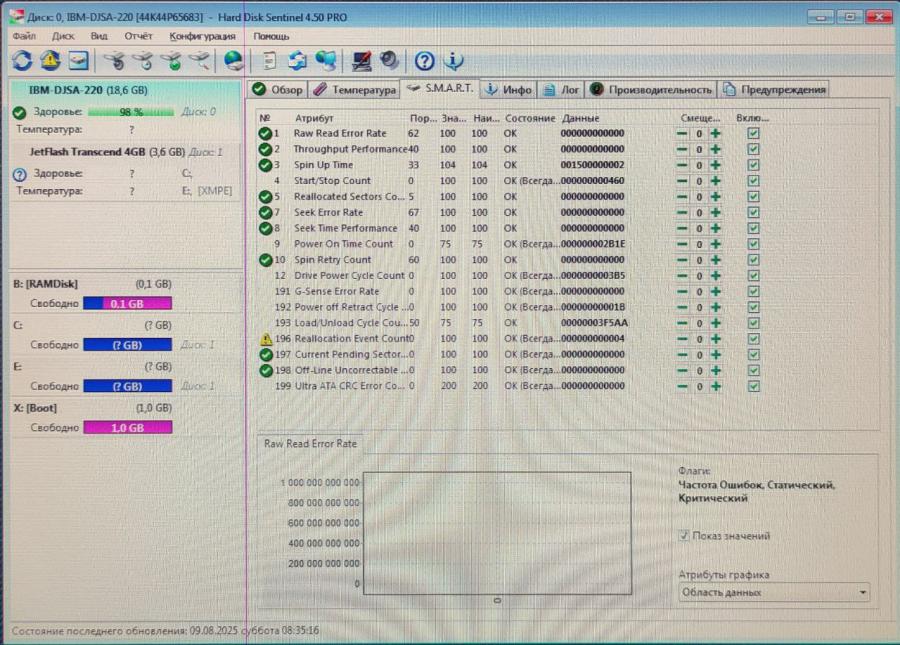 165-1037-001 HDD 2.5" IDE IBM DJSA-220 #6