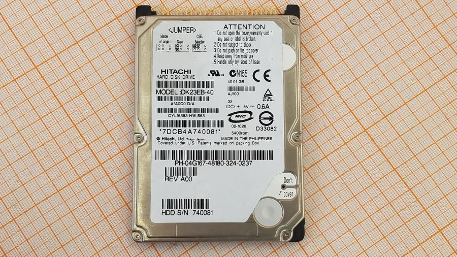 165-1040-001 HDD 2.5" IDE HITACHI DK23EB-40 #2