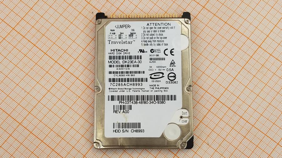 165-1041-001 HDD 2.5" IDE HITACHI DK23EA-30 #2