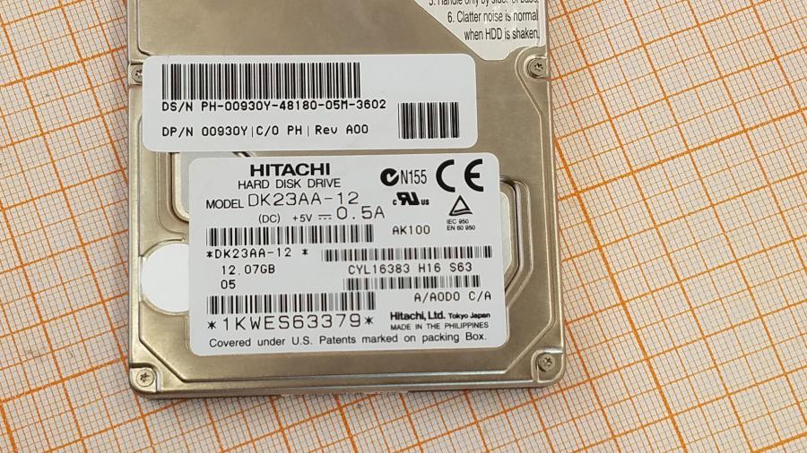 165-1043-001 HDD 2.5" IDE HITACHI DK23AA-12 #2