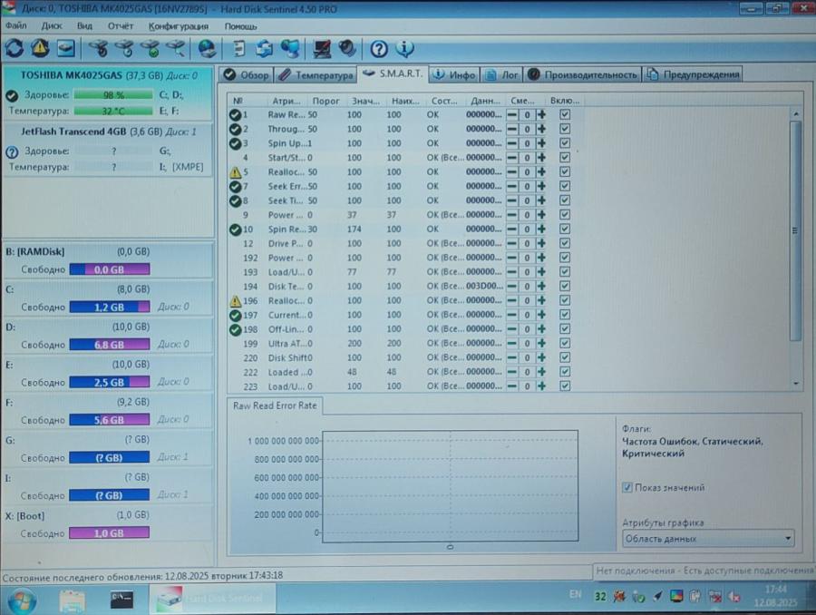 165-1045-001 HDD 2.5" IDE TOSHIBA MK4025GAS #6