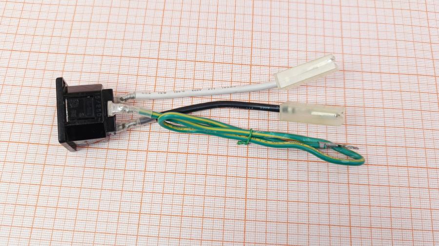 227-030-001 Разъем  IEC 60320 C14 250V 15A #5