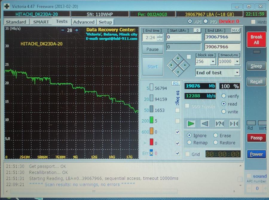 165-1046-001 HDD 2.5" IDE HITACHI DK23DA-20F #7