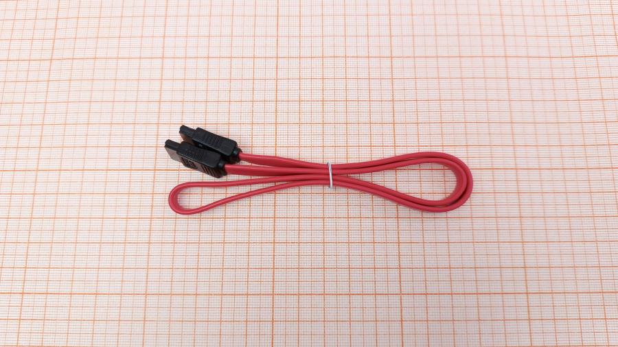 128-061-001 Кабель SATA  SATA 0.5M Red #1
