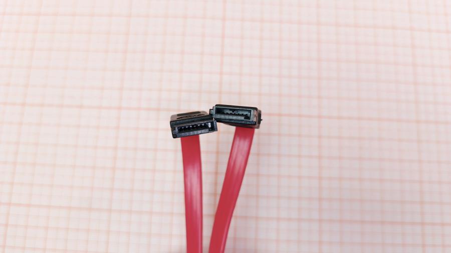 128-061-001 Кабель SATA  SATA 0.5M Red #3