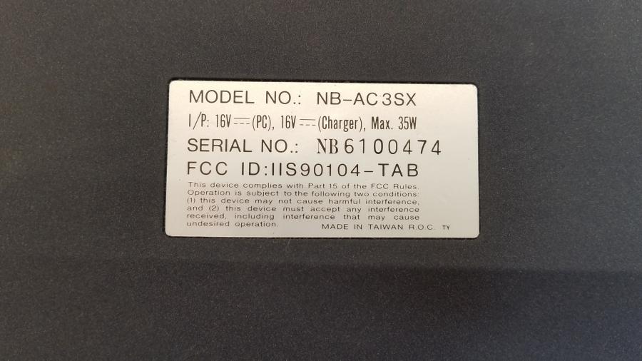 223-260-001 Ноутбук Pacific Electronics NB-AC3SX #10