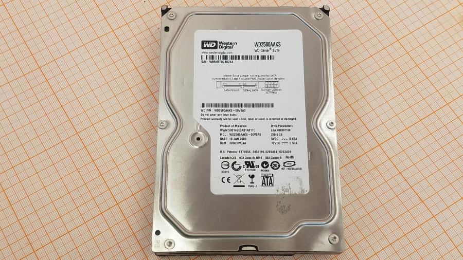 220-032-001 HDD 3.5" SATA Western Digital WD2500AAKS #2