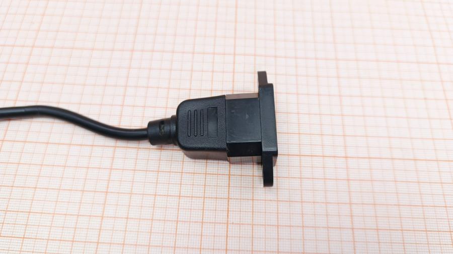 223-269-001 Удлинитель питания IEC-C14  IEC C13 Угловой - IEC C14 Встраиваемый 0.4m #2