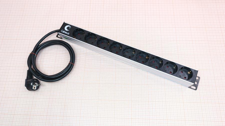 226-171-001 Блок силовых розеток Cabeus PDU-09P-2EU #1