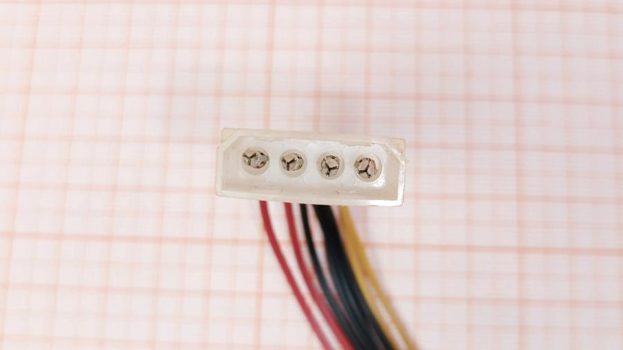 223-271-001 Переходник питания  MOLEX 4Pin - 2x SATA 15Pin 0.15m #2
