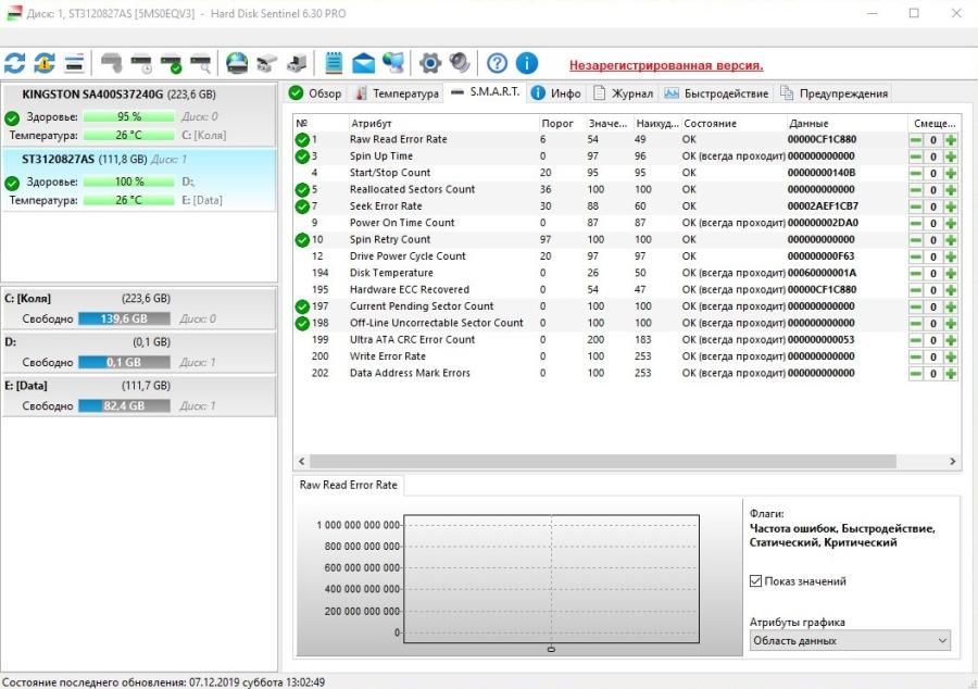 220-033-001 HDD 3.5" SATA SEAGATE ST3120827AS #6