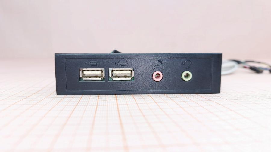 223-275-001 Передняя панель ввода-вывода  2x USB 2.0 + Mic IN + Audio OUT #2