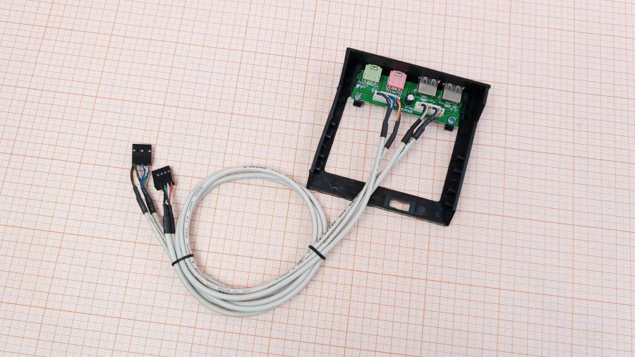 223-275-001 Передняя панель ввода-вывода  2x USB 2.0 + Mic IN + Audio OUT #3