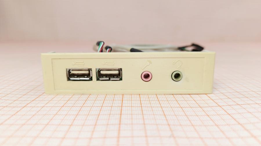 223-275-002 Передняя панель ввода-вывода  2x USB 2.0 + Mic IN + Audio OUT #2