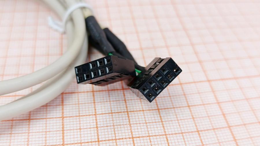 223-275-002 Передняя панель ввода-вывода  2x USB 2.0 + Mic IN + Audio OUT #6