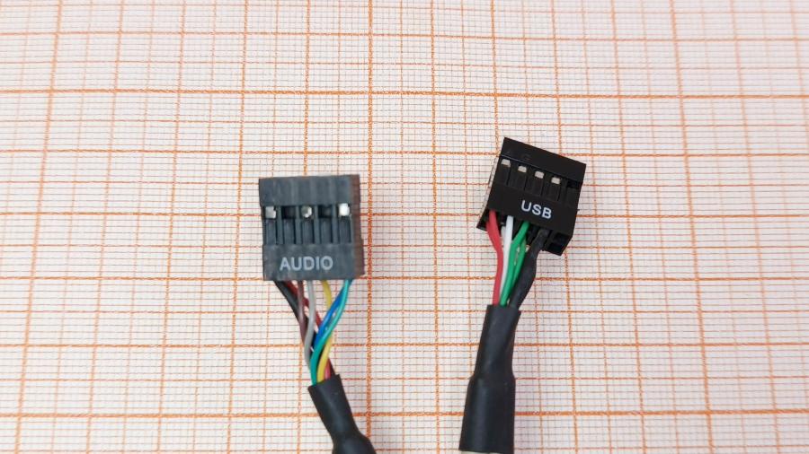 223-276-001 Передняя панель ввода-вывода SAN SHING 2x USB 2.0 / 2x MiniJack 3.5 (SPK, MIC) #5
