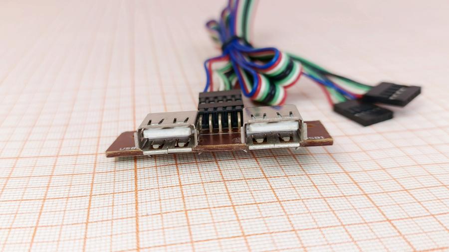 223-278-001 Передняя панель ввода-вывода   2x USB 2.0 - IDC 10 Pin (F) 0.55m #2