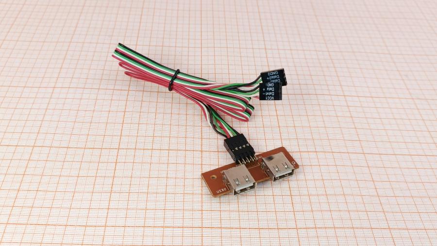 223-279-001 Передняя панель ввода-вывода   2x USB 2.0 - IDC 8 Pin (F) 0.6m #1