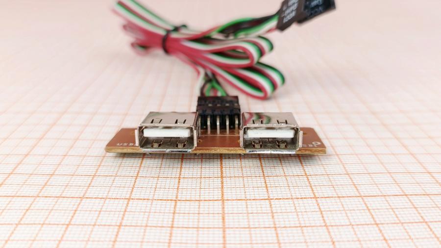 223-279-001 Передняя панель ввода-вывода   2x USB 2.0 - IDC 8 Pin (F) 0.6m #2