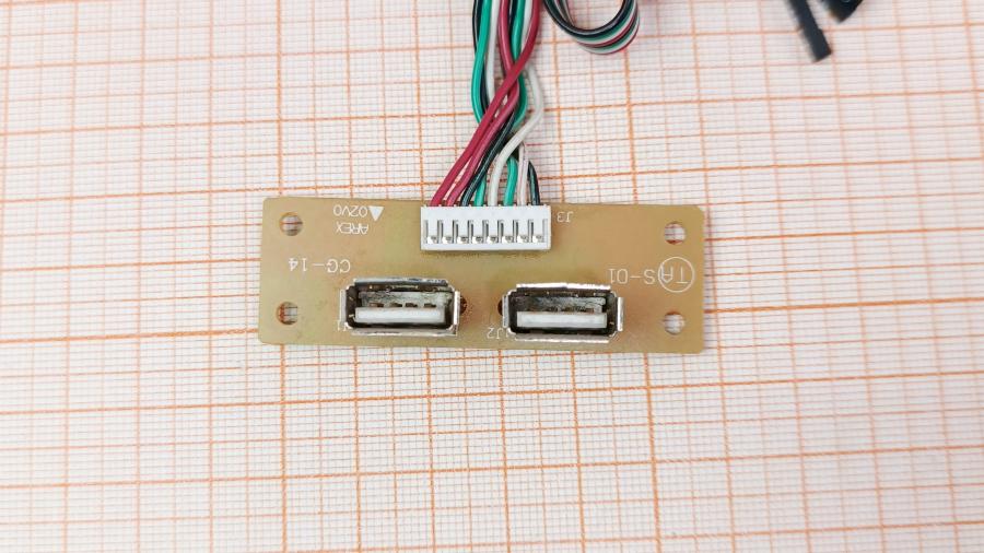 223-279-002 Передняя панель ввода-вывода   2x USB 2.0 - IDC 8 Pin (F) 0.6m #2