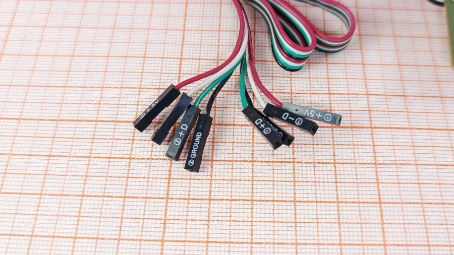 223-279-002 Передняя панель ввода-вывода   2x USB 2.0 - IDC 8 Pin (F) 0.6m #4