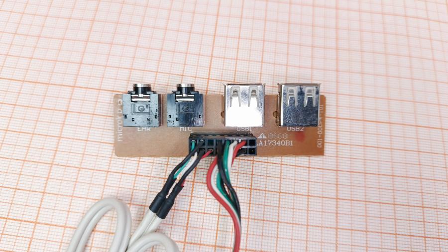 223-281-001 Передняя панель ввода-вывода MICROLAB LA17340B1 #3