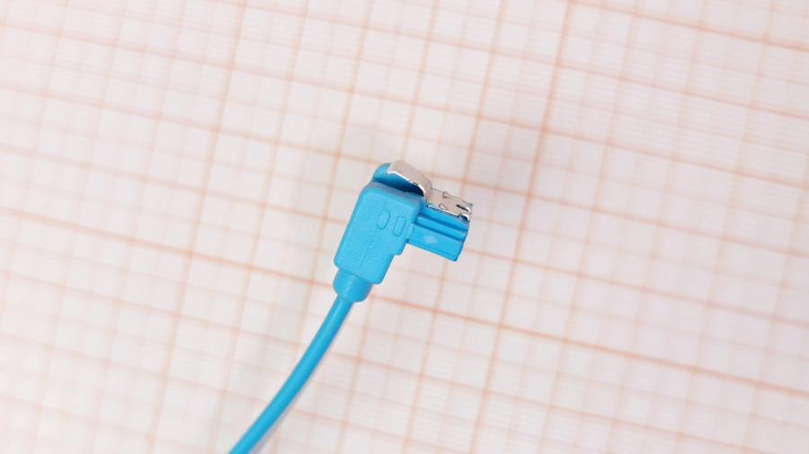 223-283-001 Кабель SATA-III 6Gbs DERONXIN SATA-III 0.4M Угловой #2