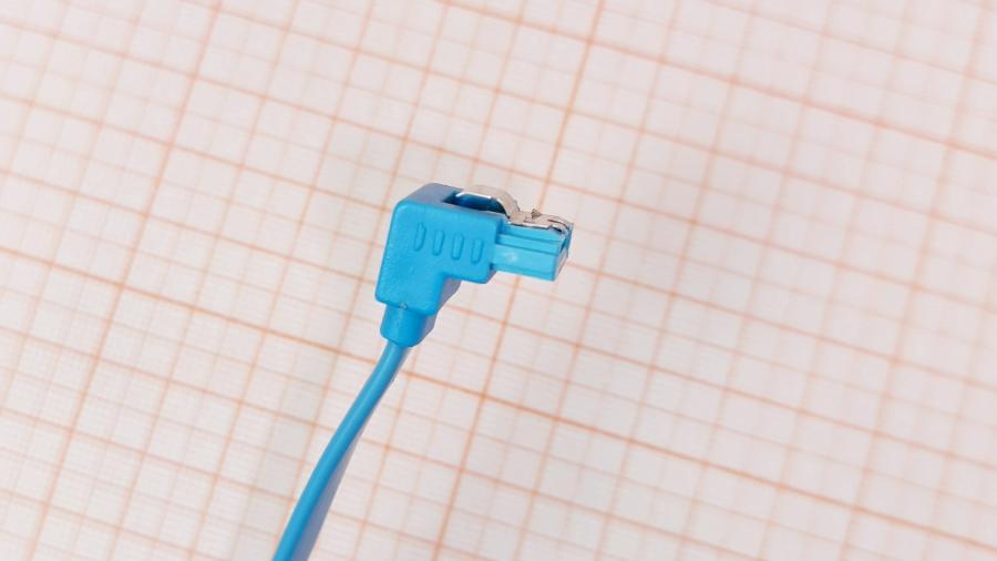 223-284-001 Кабель SATA-III 6Gbs DERONXIN SATA-III 0.5M Угловой #2