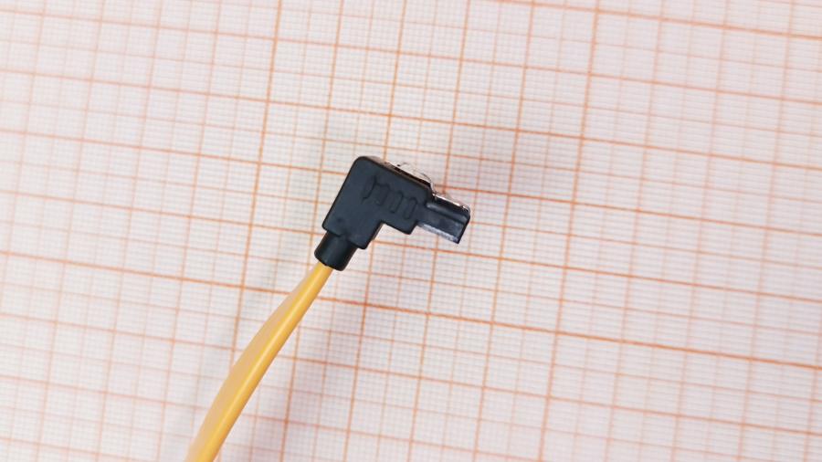 223-287-001 Кабель SATA-III 6Gbs  SATA-III 0.5M Yellow Угловой #2